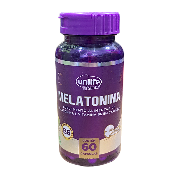 Melatonina + Vitamina B6 350mg UNILIFE 60 Cápsulas