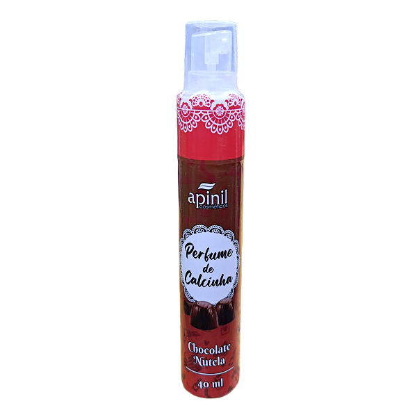 Perfume de calcinha CHOCOLATE e NUTELLA 40ml - APINIL