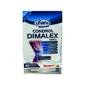 Condrol Dimalex Colágeno Tipo II Unilife 60 Comprimidos