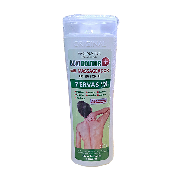 Gel Massageador Extra Forte 7 Ervas Bom Doutor 200g