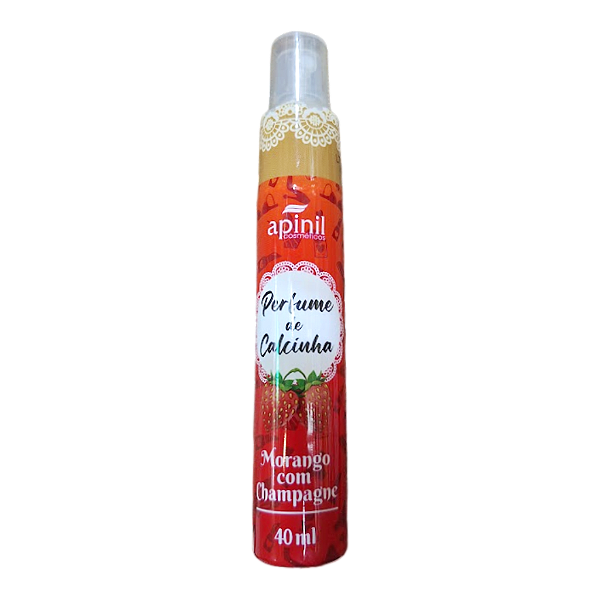 Perfume de calcinha MORANGO com CHAMPAGNE 40ml - APINIL