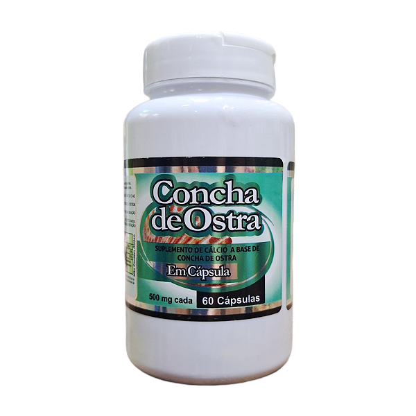 Concha de Ostras 60 cápsulas 500mg - Poly Flora