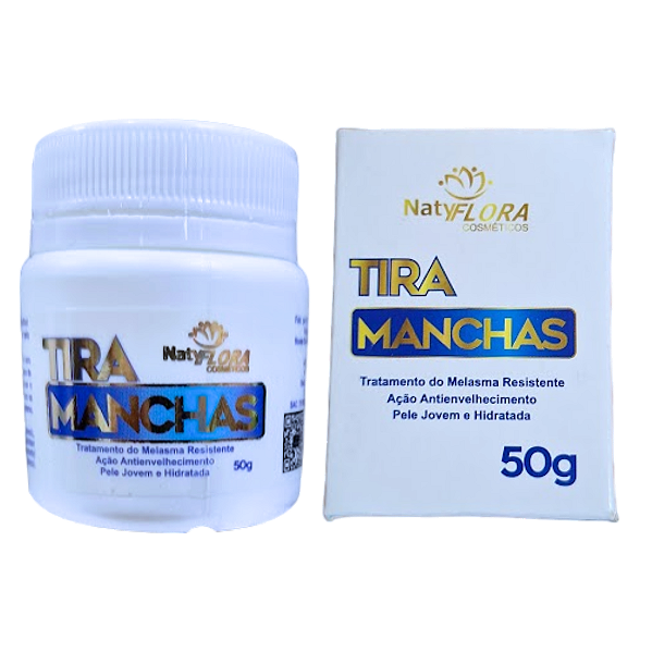 TIRA MANCHAS Melasma, Ação Hidratante e Antienvelhecimento 50g - NatyFlora