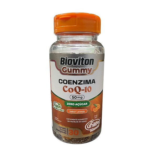 COENZIMA Q10 - SABOR LARANJA - 60 GOMAS - UNILIFE