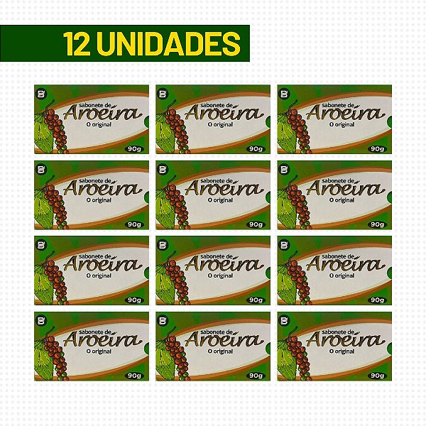 SABONETE DE AROEIRA 90G - 12 UNIDADES - BARUC