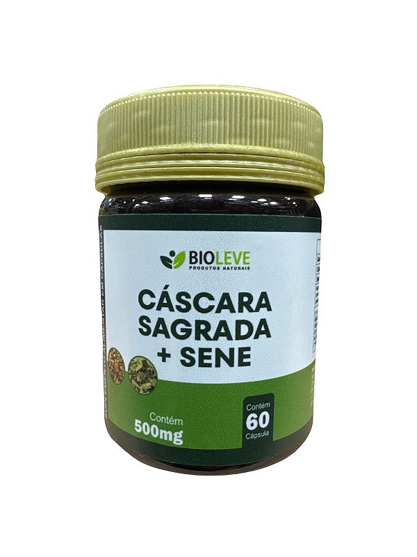 Cáscara sagrada + Sene 60 cápsulas 500mg - Bio Leve