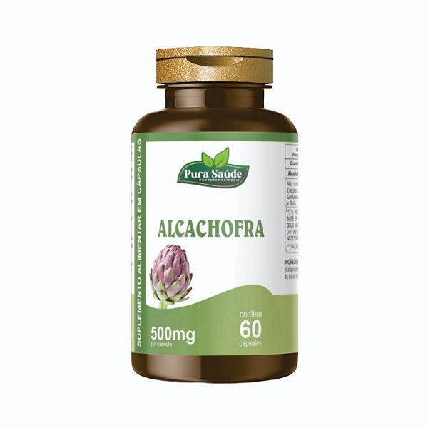 Alcachofra 60 cápsulas - Pura Saúde