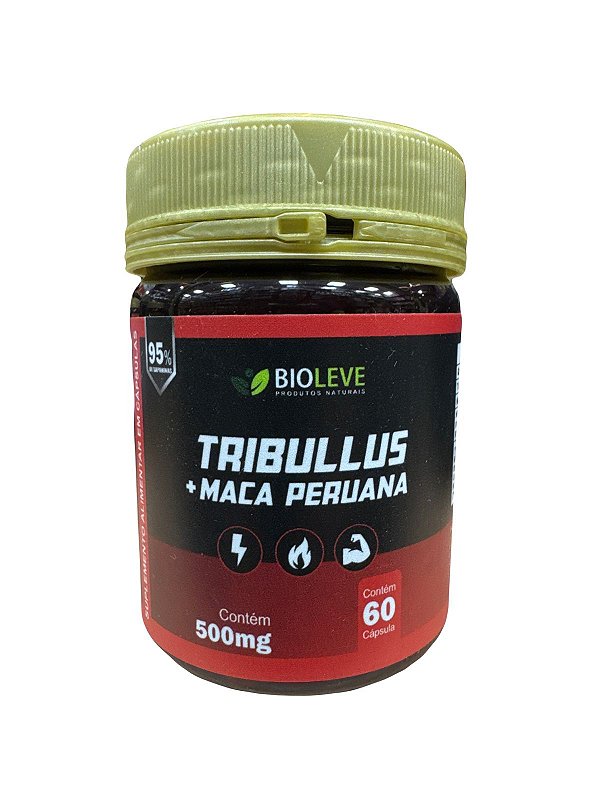 Maca Peruana + Tribullus Terrestris 60 cápsulas - Bio Leve