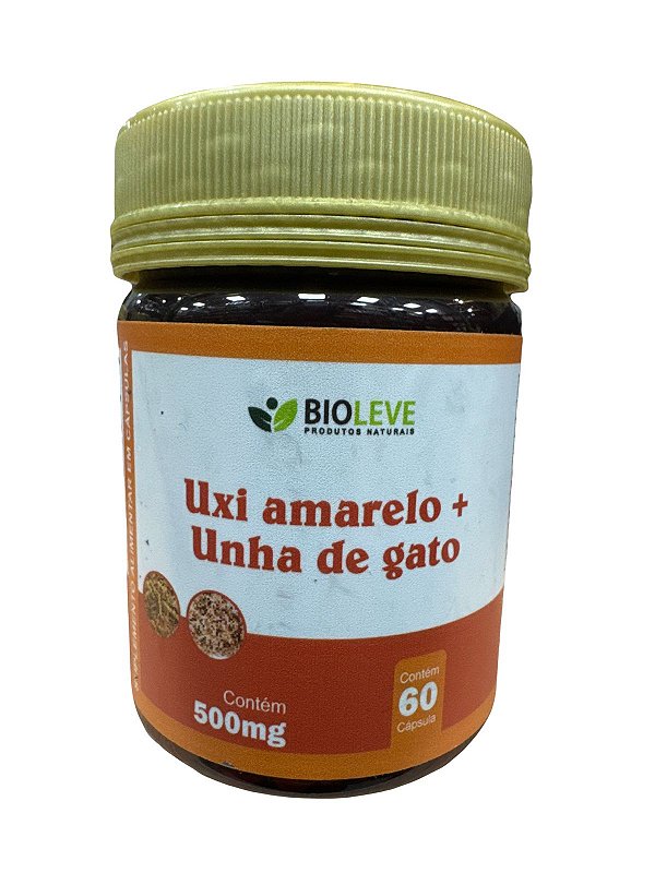 Uxi amarelo c/ Unha de Gato 60 caps. - Bio Leve