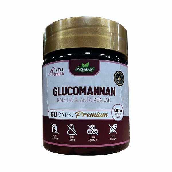 Glucomanan 60 caps. - Pura Saúde