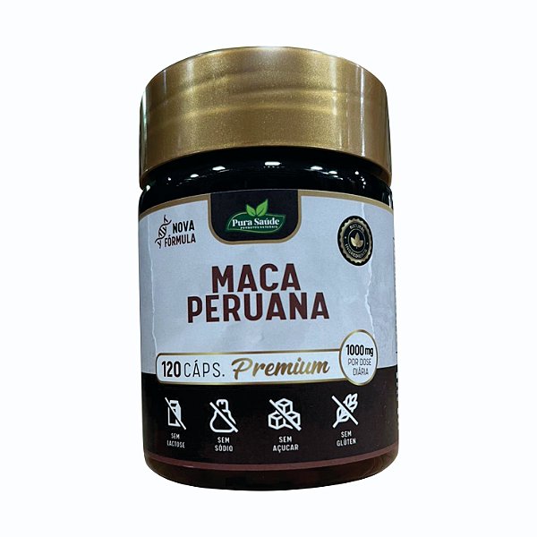 Maca Peruana 120 Caps. - Pura Saúde