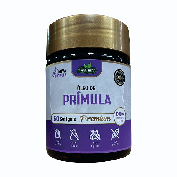 Óleo de Prímula 60 caps. - Pura Saúde