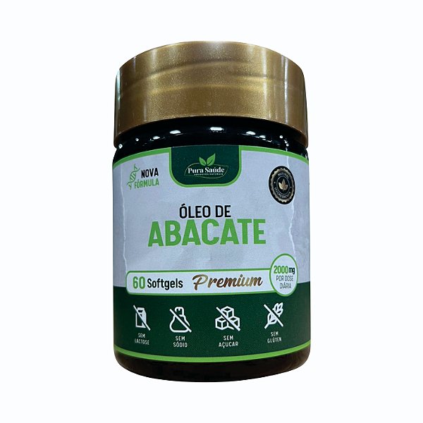Óleo de Acabate 60 caps - Pura Saúde