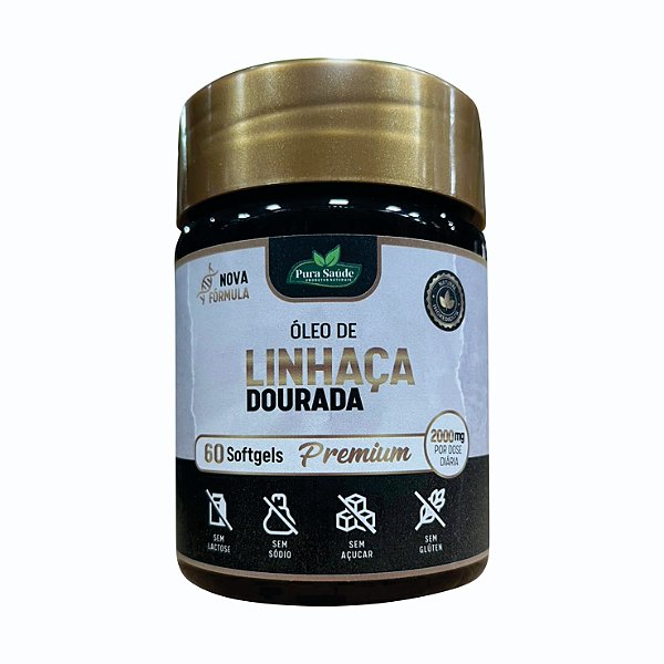 Óleo de Linhaça Dourada - Pura Saúde