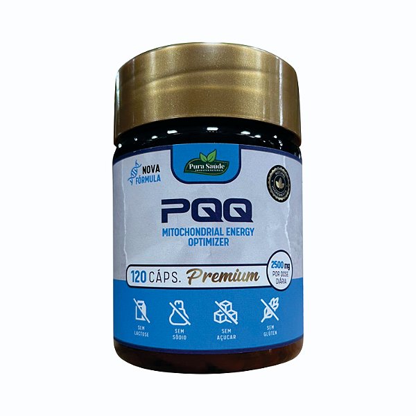 PQQ (Pirroloquinolina quinona) 60 Caps. - Pura Saúde