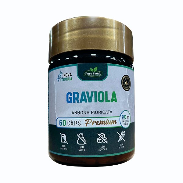 Graviola 60 caps. - Pura Saúde