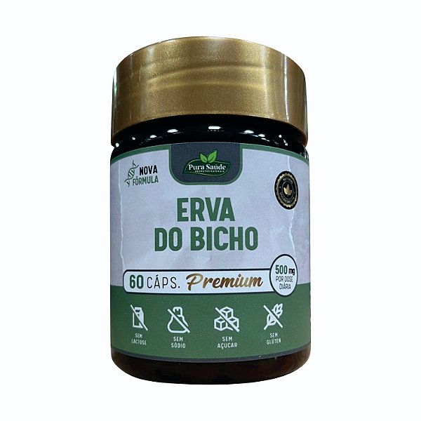 Erva de Bicho 60 caps. - Pura Saúde