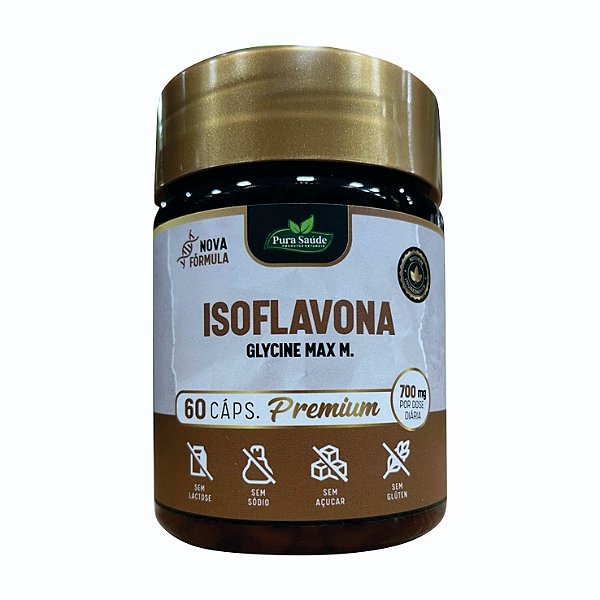 Isoflavona 60 caps. - Pura Saúde