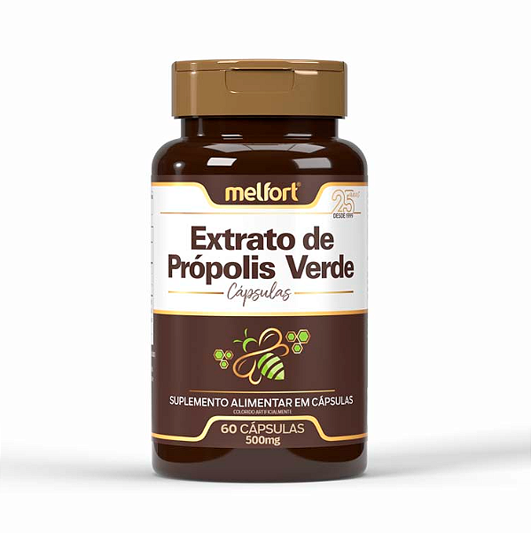Extrato de Própolis Verde 60caps - MELFORT