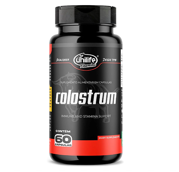 Colostrum Colostro Bovino 60caps - Unilife
