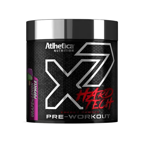 Pré Treino X7 Hard Tech / Grape com Lemon Popsicle 200g - Atlhetica Nutrition