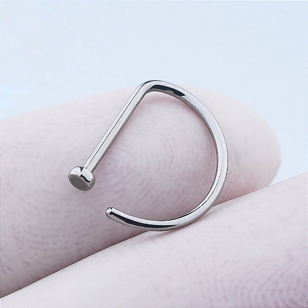 ARGOLA NARIZ OPEN D TITANIO