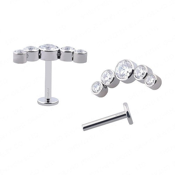 LBT TIT CLUSTER 5 PEDRAS ZIRC MINI R/I