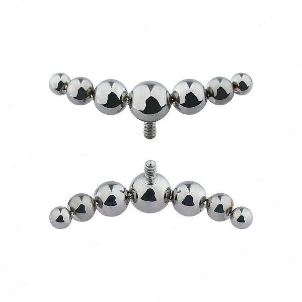 LBT TIT CLUSTER 7 BEADED R/I