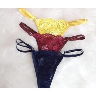 Calcinha fio de renda