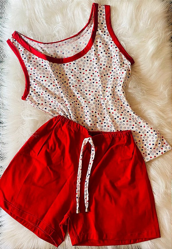 Pijama - Short Doll de Algodão