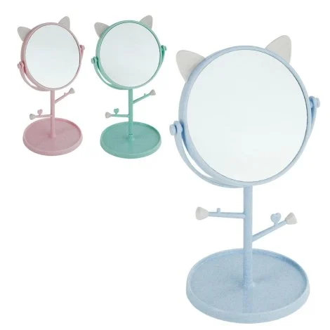 Espelho de Mesa 30x17,5cm com Base Gatinho Color