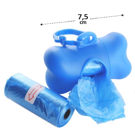 Suporte Saco Coletor Plástico para Pet 2 Rolo Color