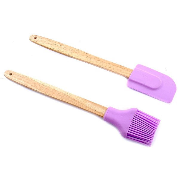Conjunto de Espátula e Pincel 2 Peças
