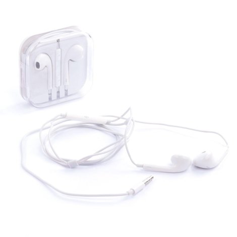 Fone de Ouvido com Microfone 1,2M Branco