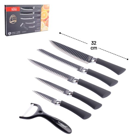 Jogo de Facas Cozinha 6 Peças Cookstile Profissional
