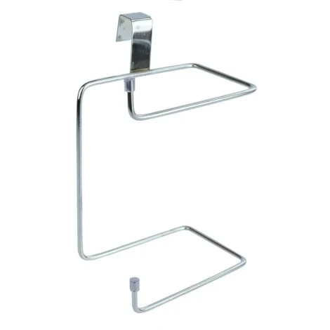 Porta Papel Higiênico Metal para 2 Rolos Cromado