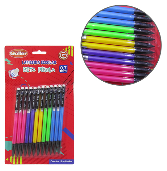 Lapiseira Escolar Bitz Perola 0,7mm