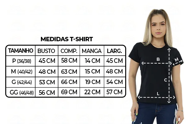 T-Shirt Seja Quem Deus Te Faz Para Ser PRETA