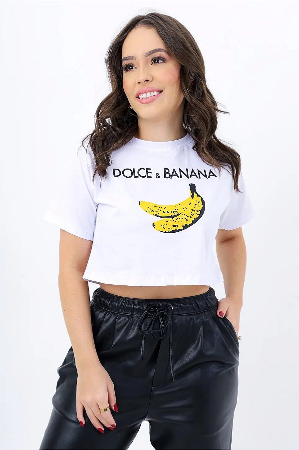 Cropped Dolce E Banana BRANCO