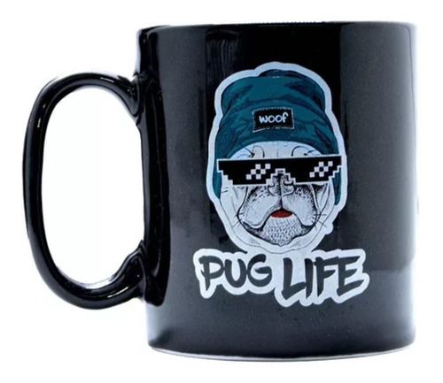 Caneca Pai De Pet Pug Life
