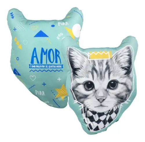 Almofada Purr Gato 35x27cm