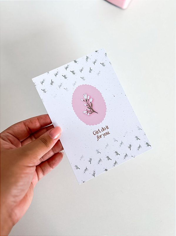 Card A6 - Girl