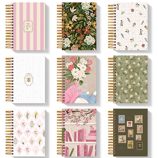 Planner A5 | Anual Sem Data | Premium com Divisórias