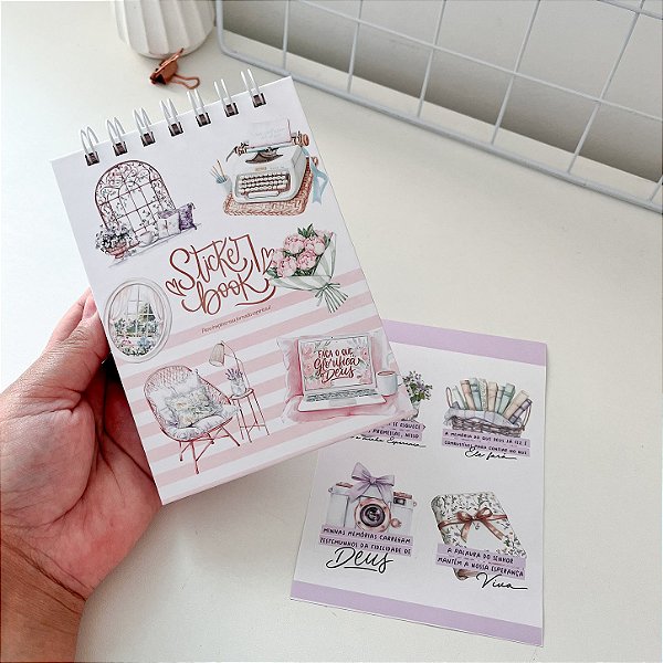 Sticker Book - 25 Cartelas de Adesivos Ilustrativos para Jornada Espiritual