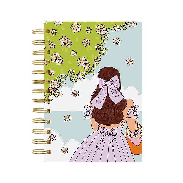 Mini Caderno A6 Pautado - Ilustrada