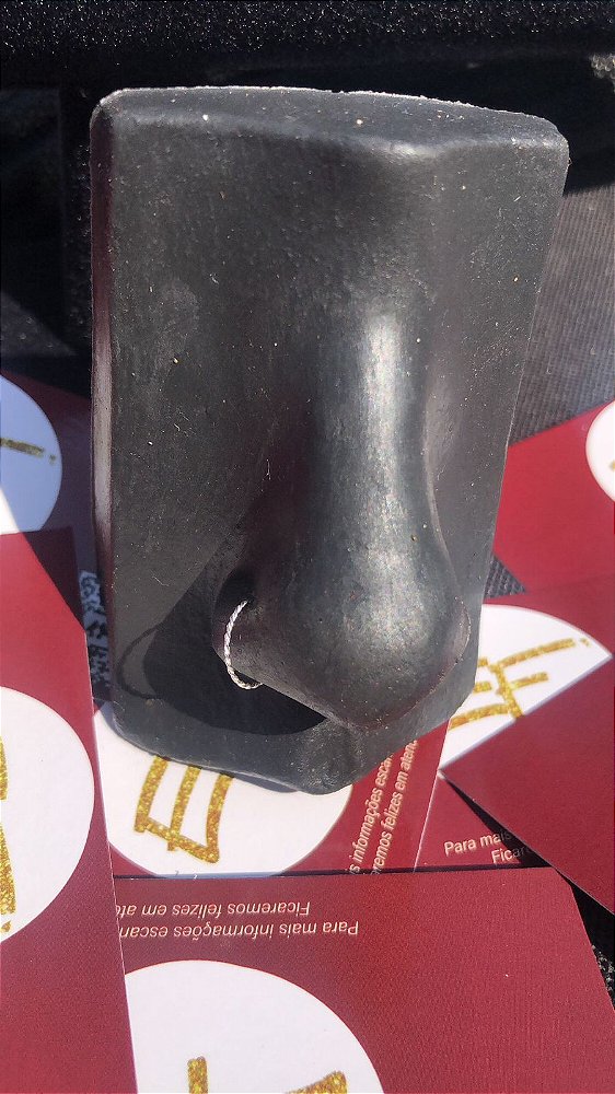 Piercing formato Argola com detalhes, Prata 925.