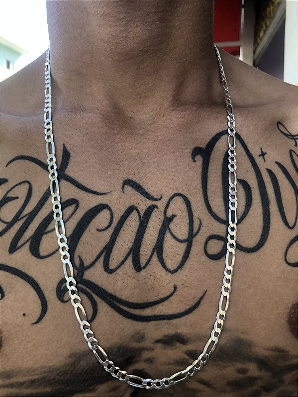 Corrente 3x1, 70cm, Prata 925.