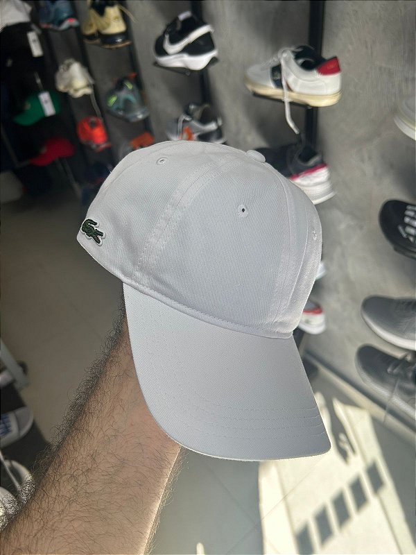 Boné Lacoste Gabardine Branco