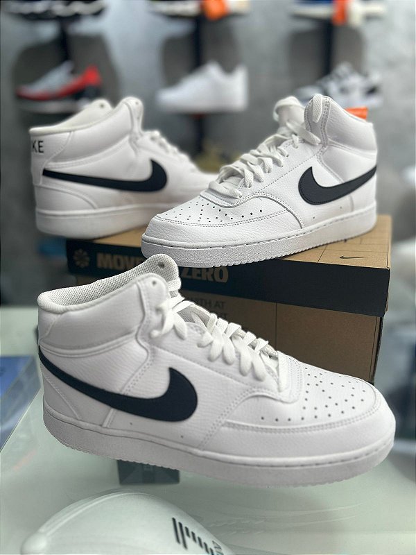 Tênis Nike Court Vision Mid White