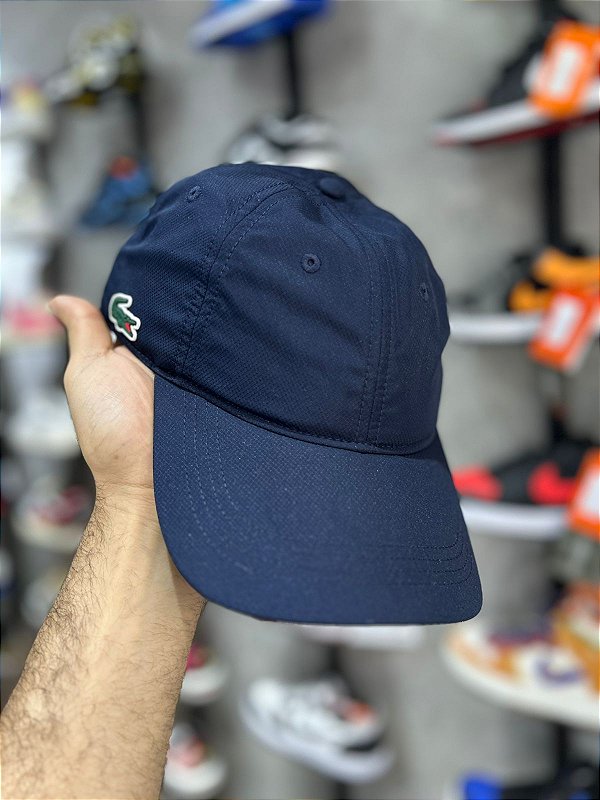 BONÉ LACOSTE SPORT AZUL MARINHO 2024 CROC 3D